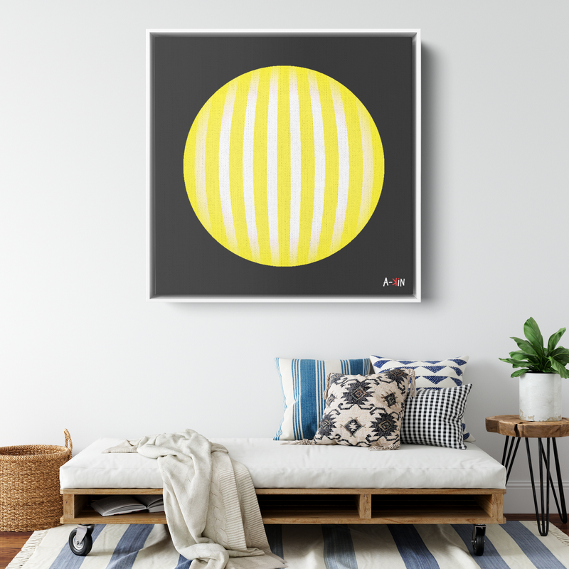 Minimalist Yellow Circle