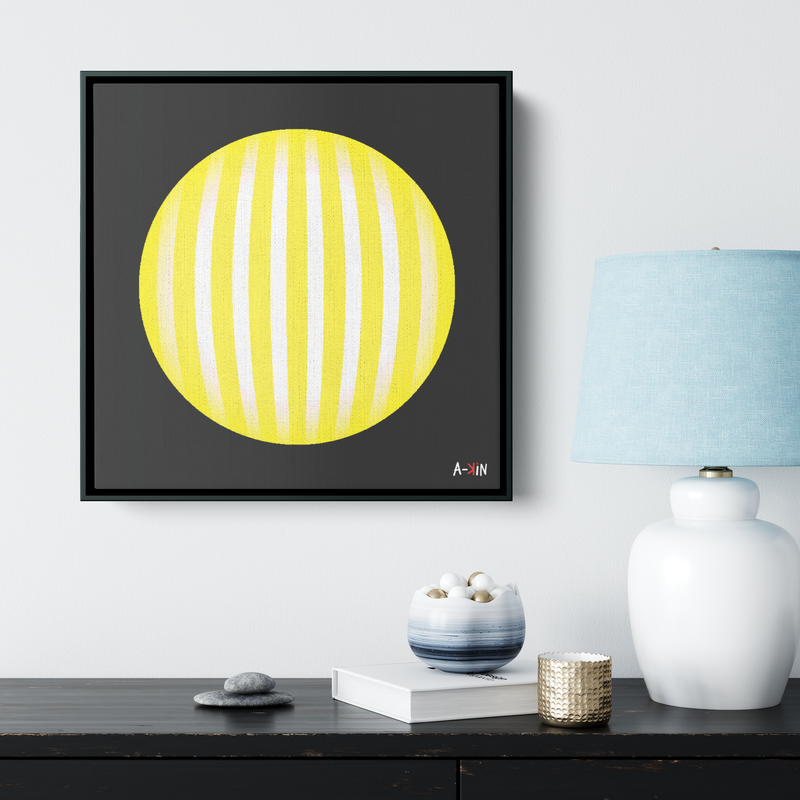 Minimalist Yellow Circle