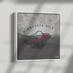 Minnesota Wild Wood Frame