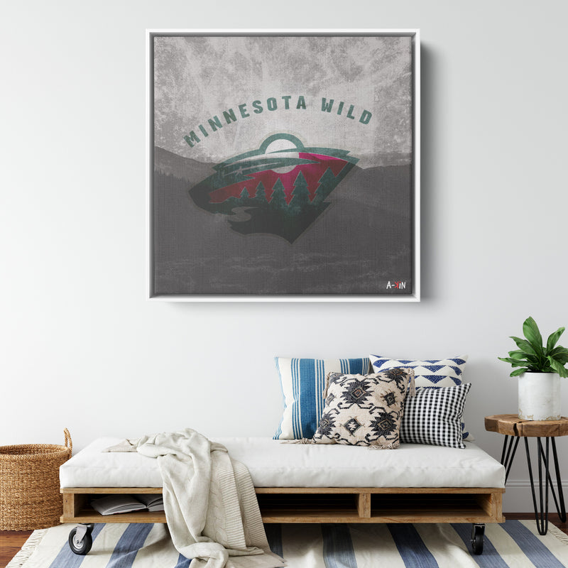Minnesota Wild Wood Frame