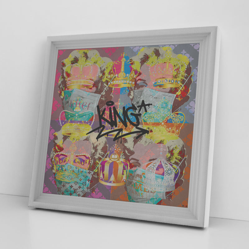 Monroe For Life Printed Illusion Frame White