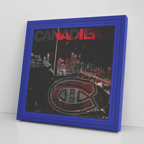 Montreal Canadiens Printed Illusion Frame Blue