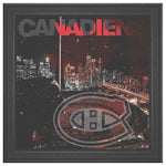Montreal Canadiens Printed Illusion Frame Black