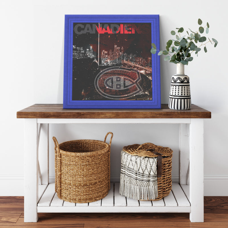 Montreal Canadiens Printed Illusion Frame Blue