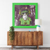Mr Monkey Jah Printed Illusion Frame Green