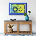 Music And Me Printed Illusion Frame Blue