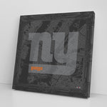 NY Giants Printed Illusion Frame Black