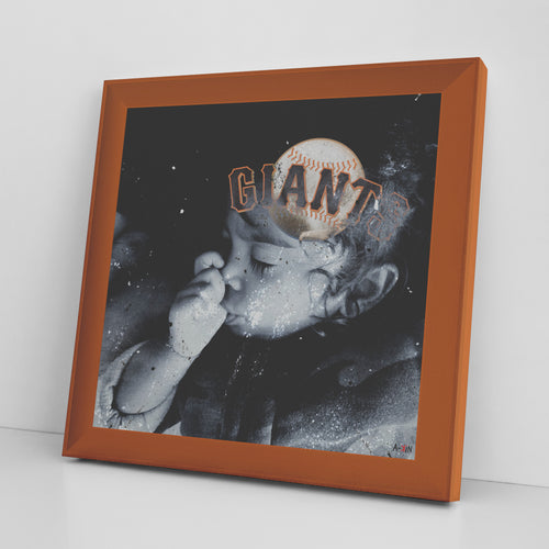 NY Giants Printed Illusion Frame Orange