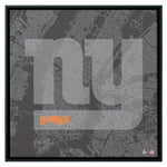 NY Giants Wood Frame