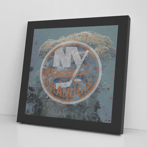 NY Islanders Printed Illusion Frame Black