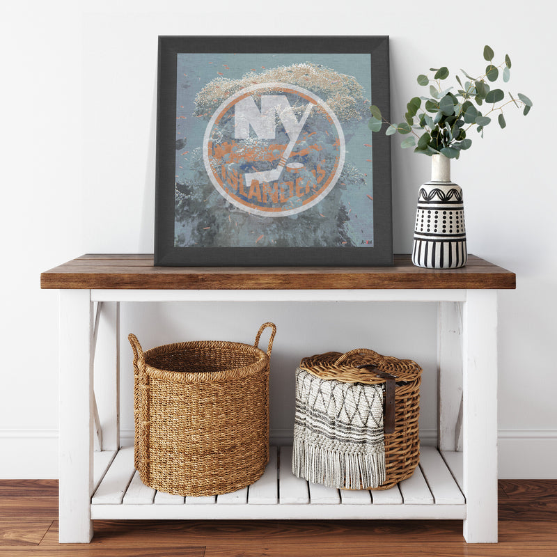 NY Islanders Printed Illusion Frame Black