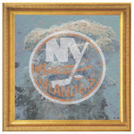 NY Islanders Printed Illusion Frame Gold