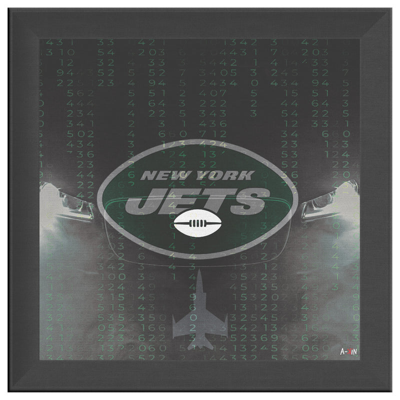 NY Jets Printed Illusion Frame Black