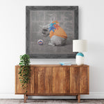 NY Mets Printed Illusion Frame Black