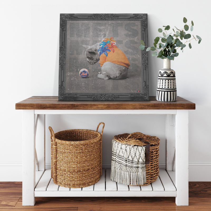 NY Mets Printed Illusion Frame Black