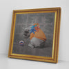 NY Mets Printed Illusion Frame Gold