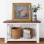 NY Mets Printed Illusion Frame Gold