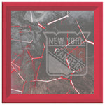 NY Rangers Printed Illusion Frame Red