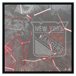 NY Rangers Wood Frame