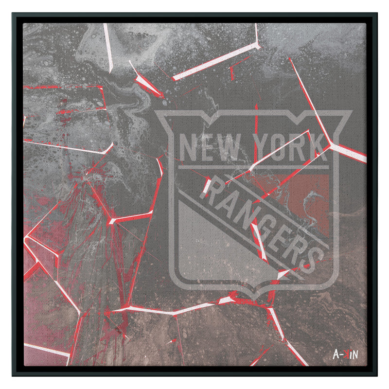 NY Rangers Wood Frame