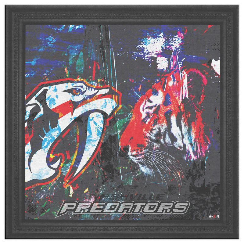 Nashville Predators Printed Illusion Frame Black
