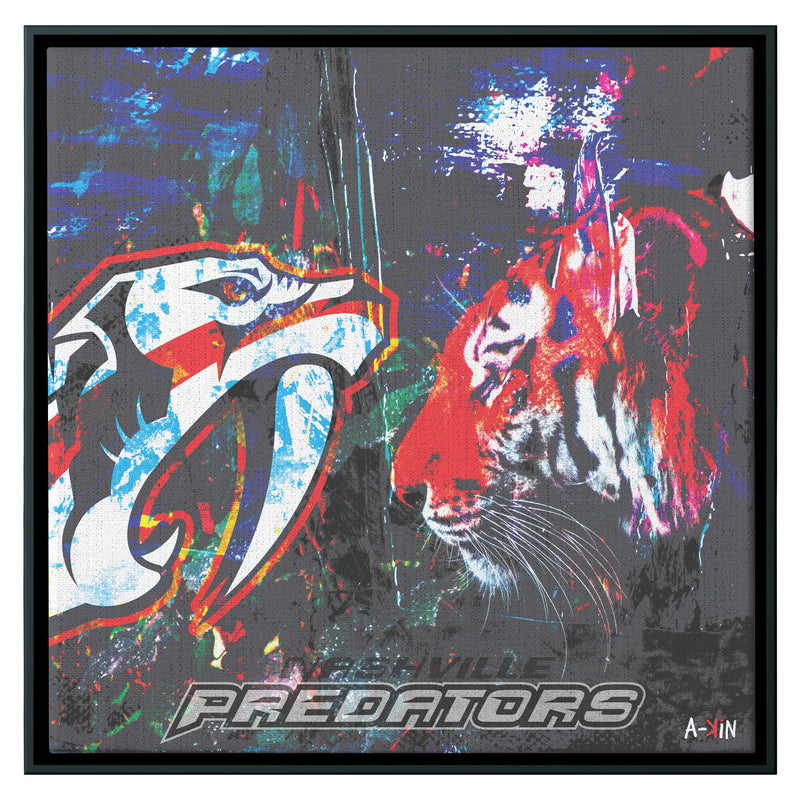 Nashville Predators Wood Frame