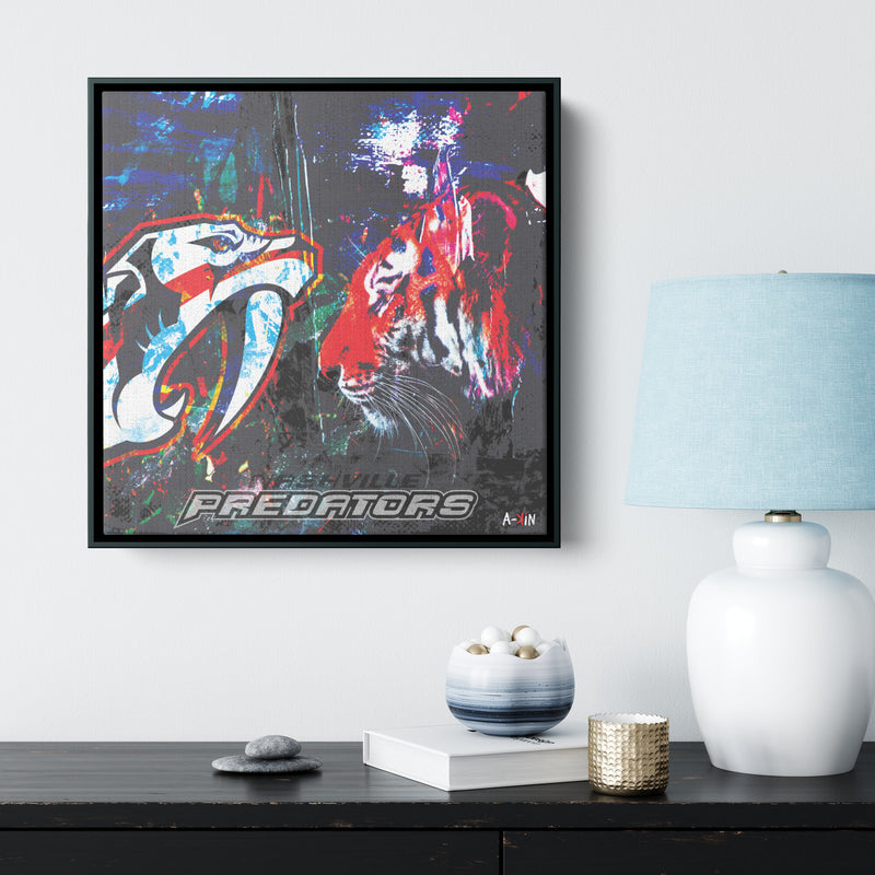 Nashville Predators Wood Frame