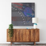 New England Patriots Printed Illusion Frame Black