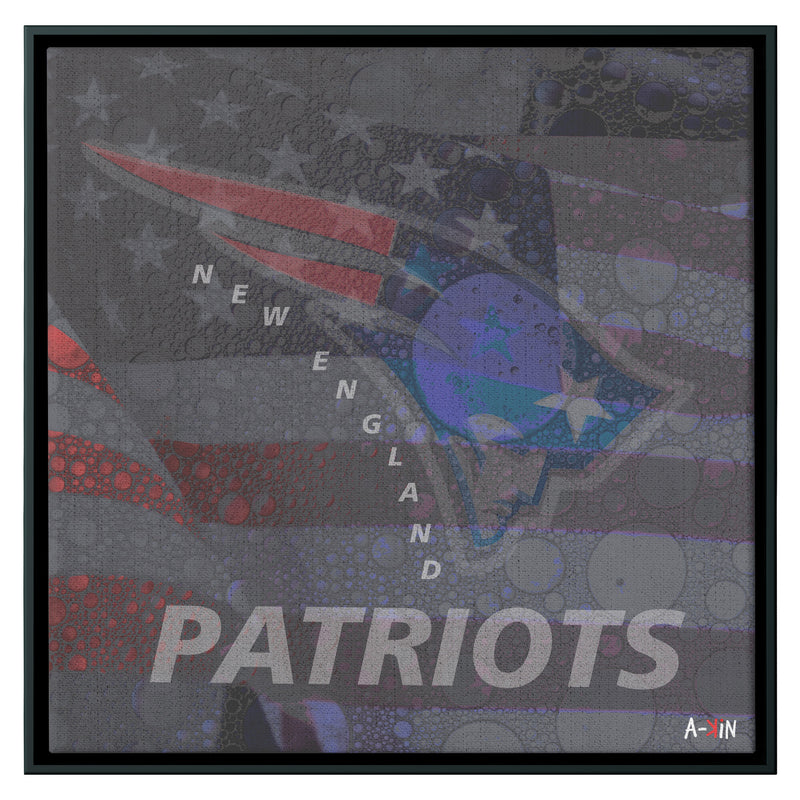 New England Patriots Wood Frame