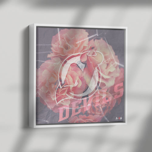 New Jersey Devils Wood Frame