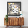 No Limits Printed Illusion Frame Black