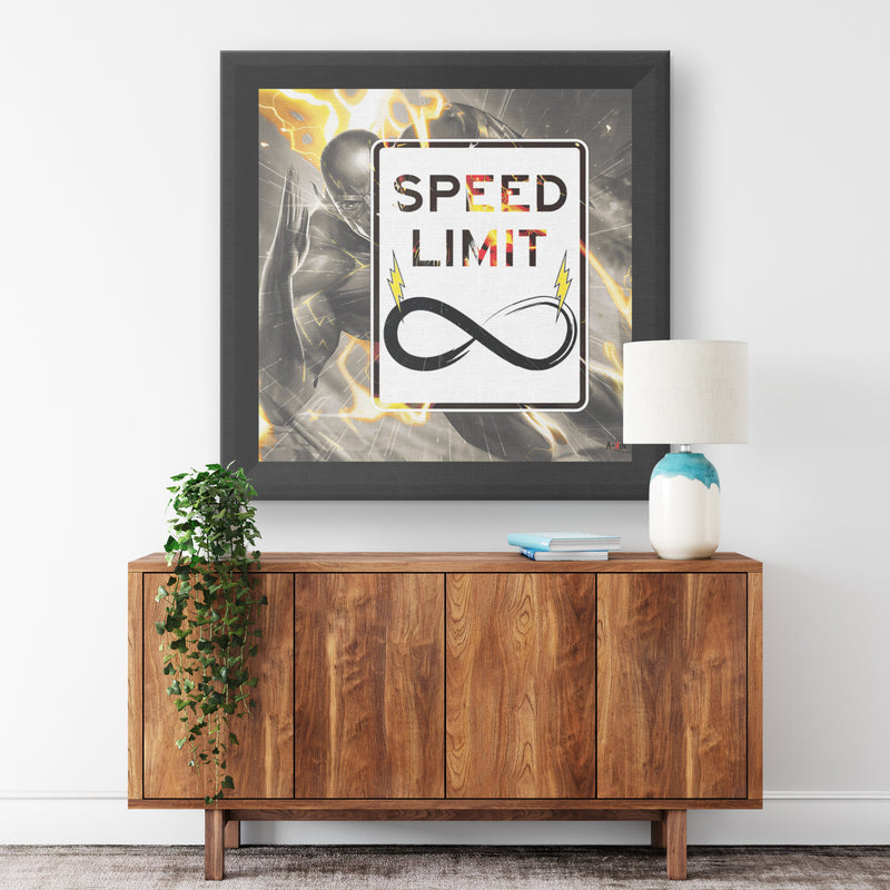 No Limits Printed Illusion Frame Black