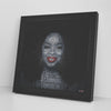 O Winfrey Smile Printed Illusion Frame Black