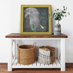 Oakland Athletics Printed Illusion Frame Yellow