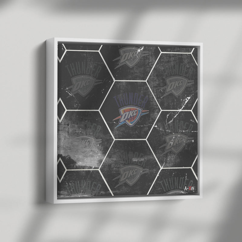 Oklahoma Thunder Wood Frame