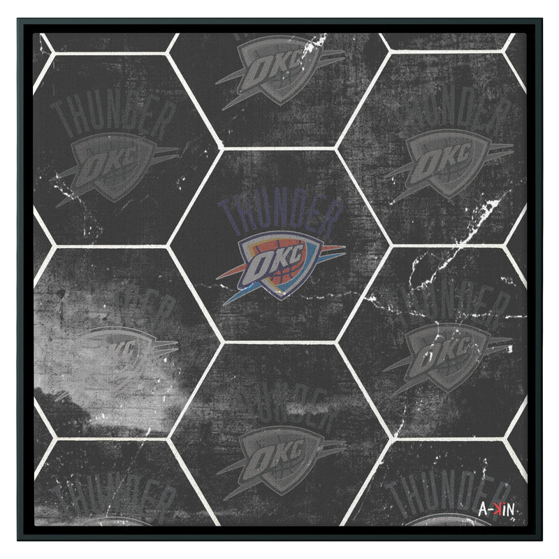 Oklahoma Thunder Wood Frame