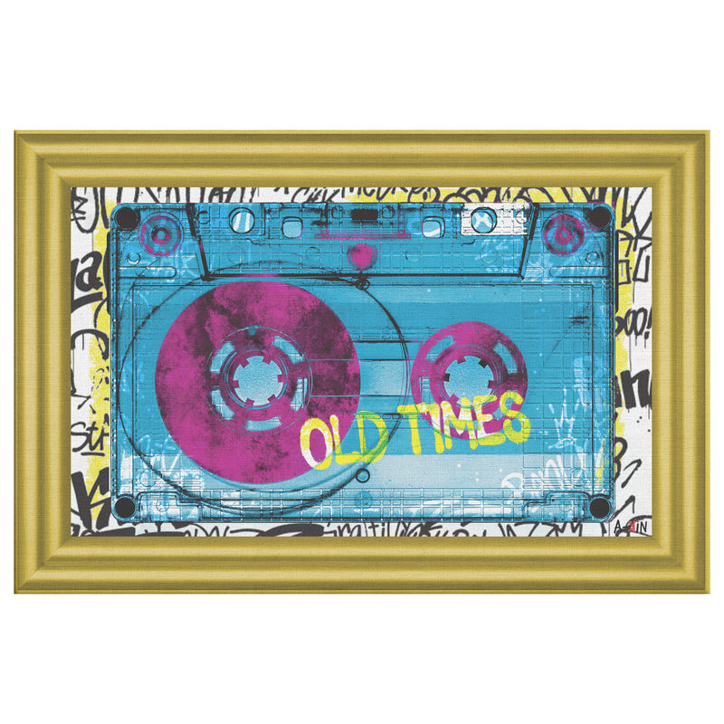 Old Times Printed Illusion Frame Gold