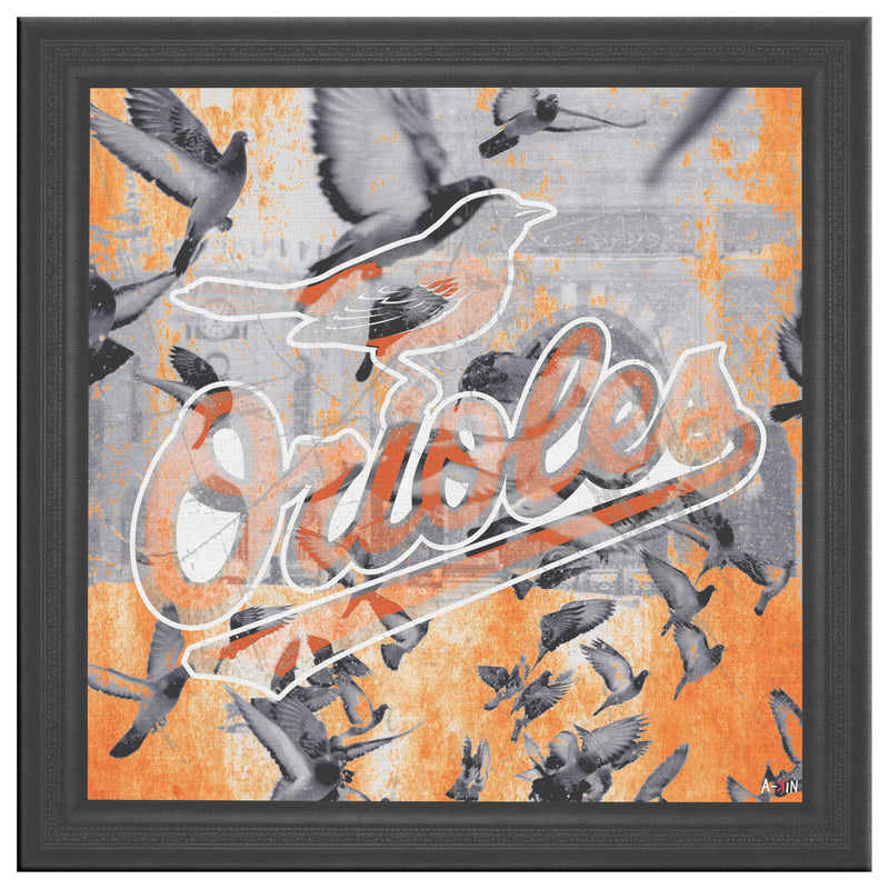 Orioles Printed Illusion Frame Black