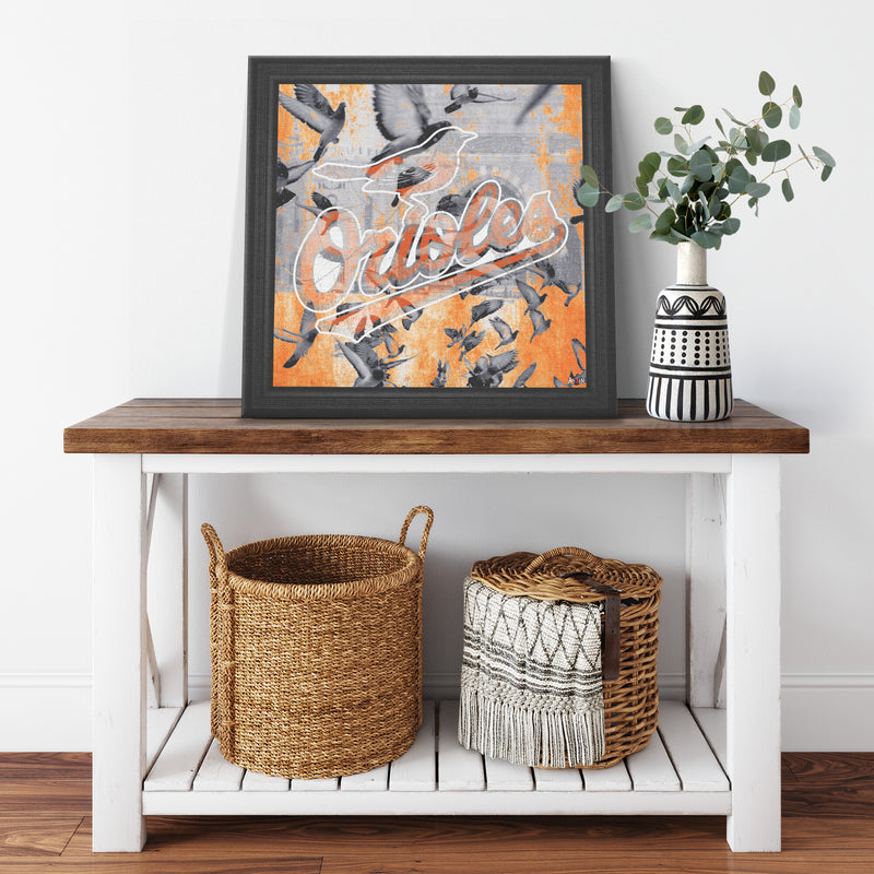 Orioles Printed Illusion Frame Black