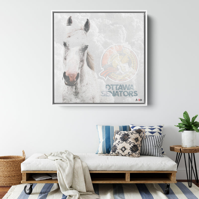 Ottawa Senators Wood Frame