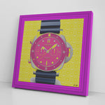 Pane On Printed Illusion Frame Pink