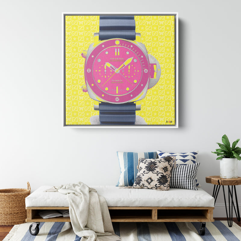 Pane On Wood Frame