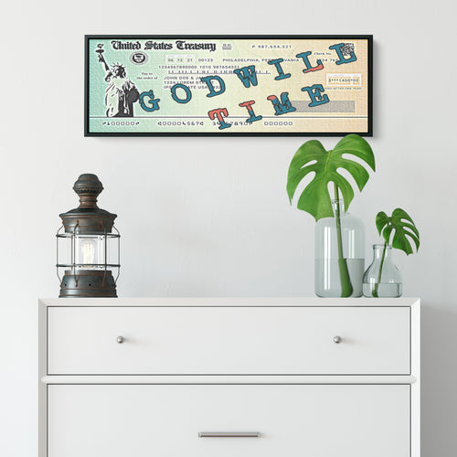 Pay Me Framed Art