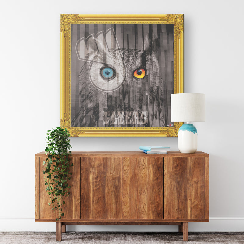 Philadelphia Flyers Printed Illusion Frame Gold
