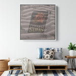 Phoenix Suns Wood Frame