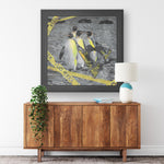Pittsburgh Penguins Printed Illusion Frame Black