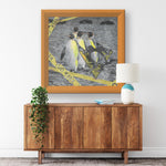 Pittsburgh Penguins Printed Illusion Frame Orange