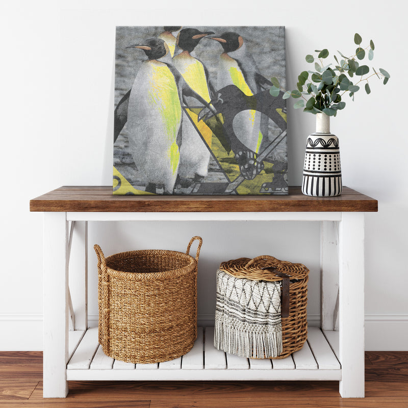 Pittsburgh Penguins Printed Illusion Frame Orange