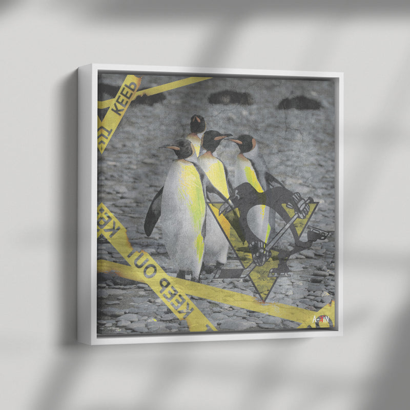 Pittsburgh Penguins Wood Frame