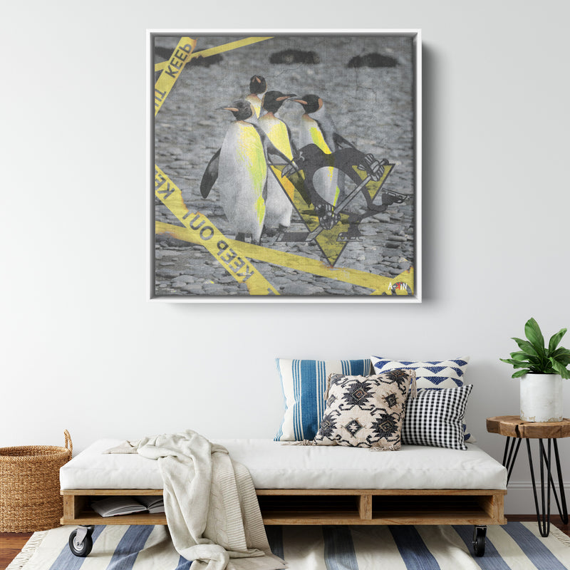 Pittsburgh Penguins Wood Frame